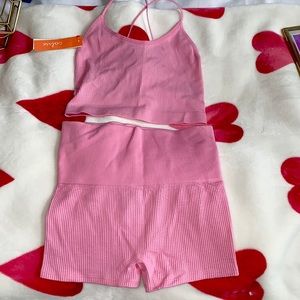 Pink lounge/workout/sleep set